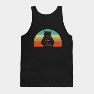 Suspect Cat - I Sing at Night Tank Top